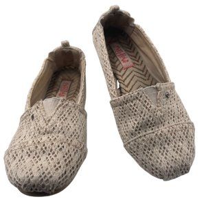 Mad Love Espadrilles Crochet Ivory Size 6